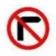 No right turn