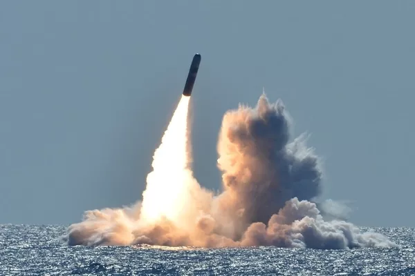 Nuclear in nature involves a sudden discharge of a large burst of electromagnetic energy Nuclear weapon