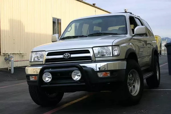 Install fog light in front of the bumper