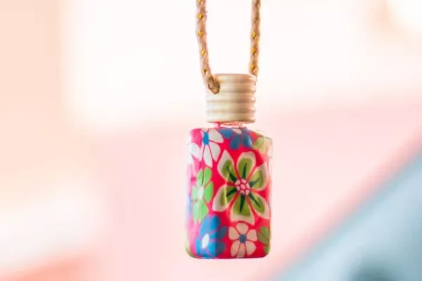 A bottle car freshener