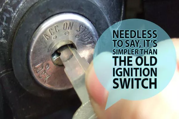 This is very handy when your hands are full with groceries. old ignition switch