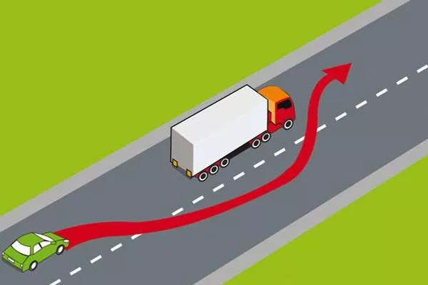 Mishaps happen when the drivers err the moves of up and coming vehicles from different paths. overtaking