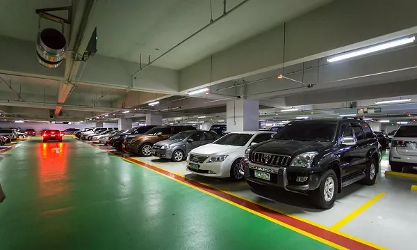 Parking space in SM megamall