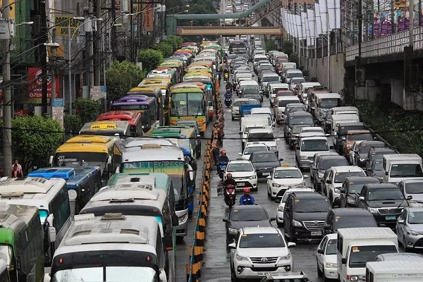 Manila traffic jam