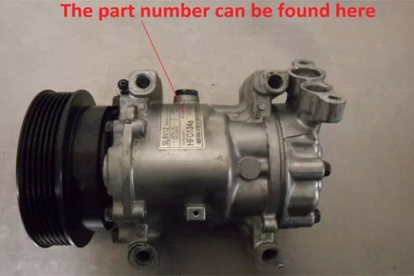 part number of a car part