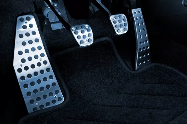 Every time that you need to shift gears you need to step on the clutch, unlike A/T cars Clutch and pedals