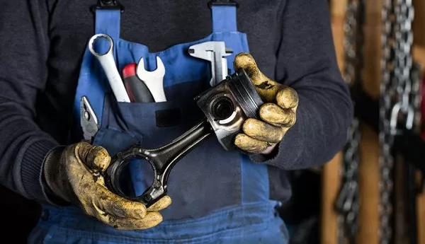 A piston is a cylinder-shaped piece of metal that is inside the cylinder