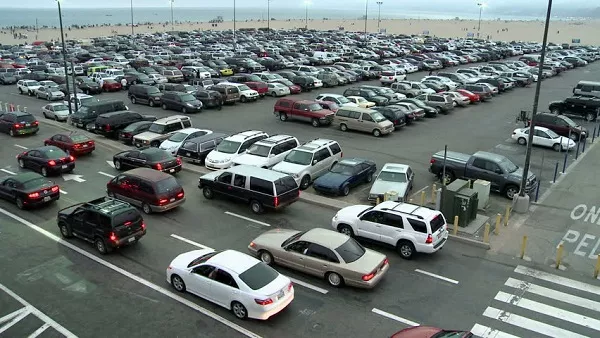 Crowded parking