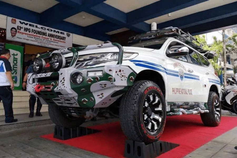 A picture of the Montero Sport for the PNP-HPG
