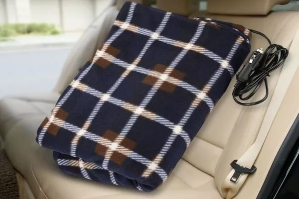A portable heating blanket