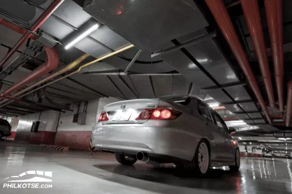 Some parking lots aren't that bad for taking pictures A picture of a Honda City in a parking lot