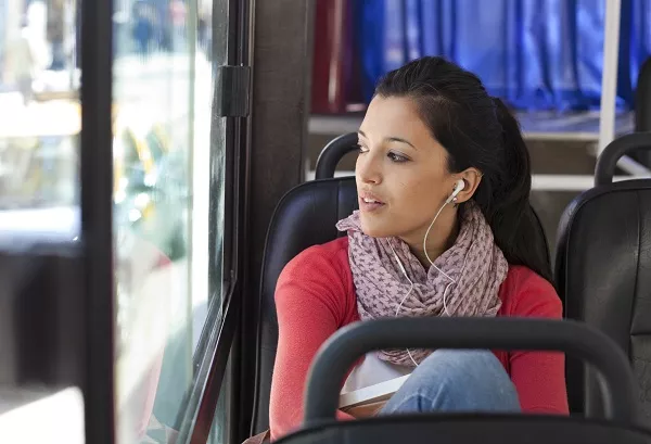 Headsets are some passenger's best friend on public transport headset friend
