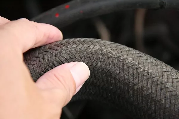 Squeeze the radiator hose