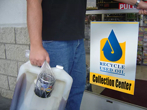 Used motor oil facility