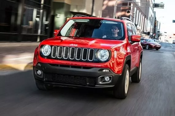 Jeep Renegade front profile shot