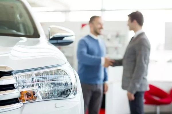 Two men shaking hands