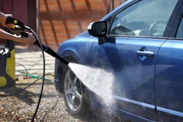 rinsing honda civic well