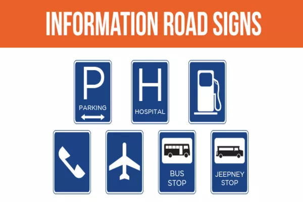 Information road signs