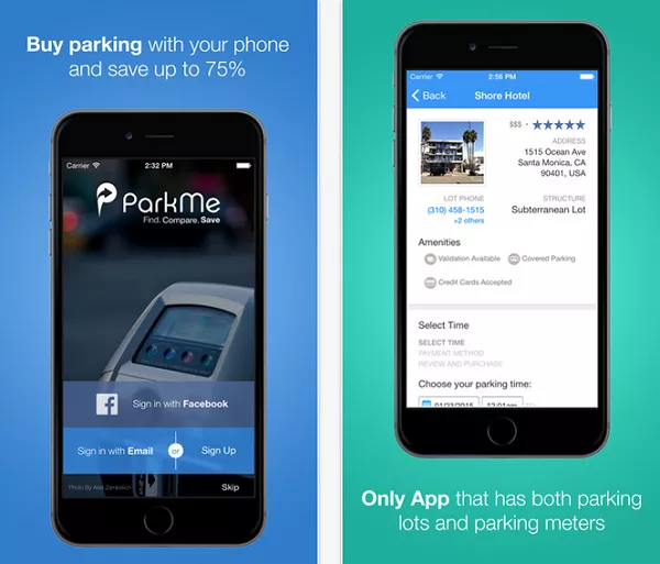 ParkMe Parking app