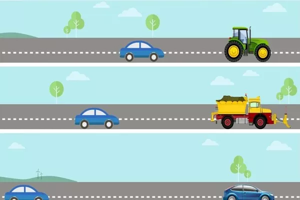 Following distance illustration