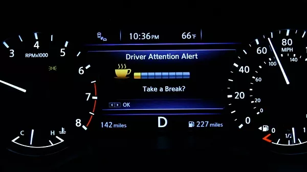 Drowsy driving warning system