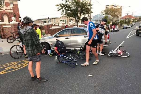 cyclist hit at junction