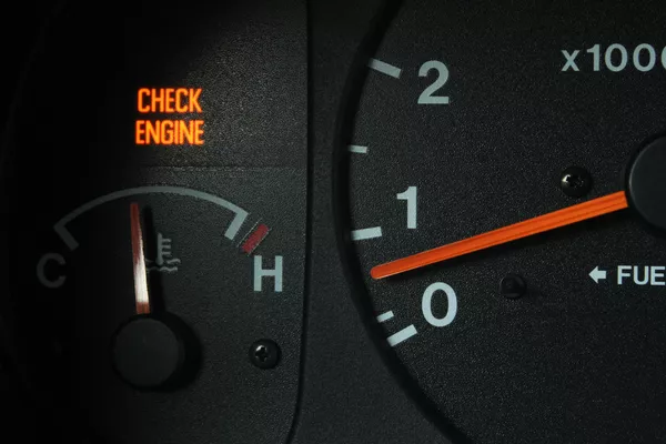 Check engine light indicator