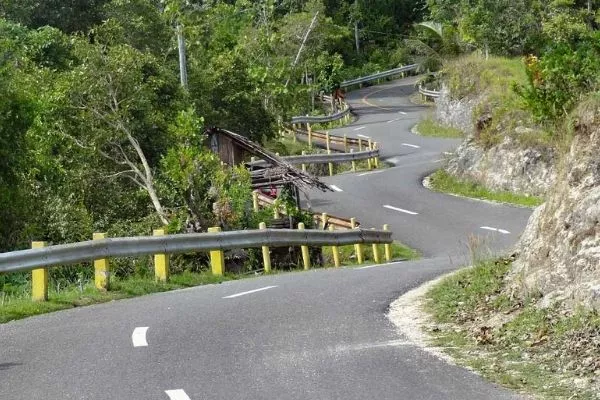 curvy roads on Siquijor Island
