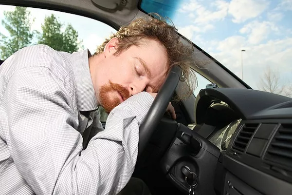 falling asleep on the wheels