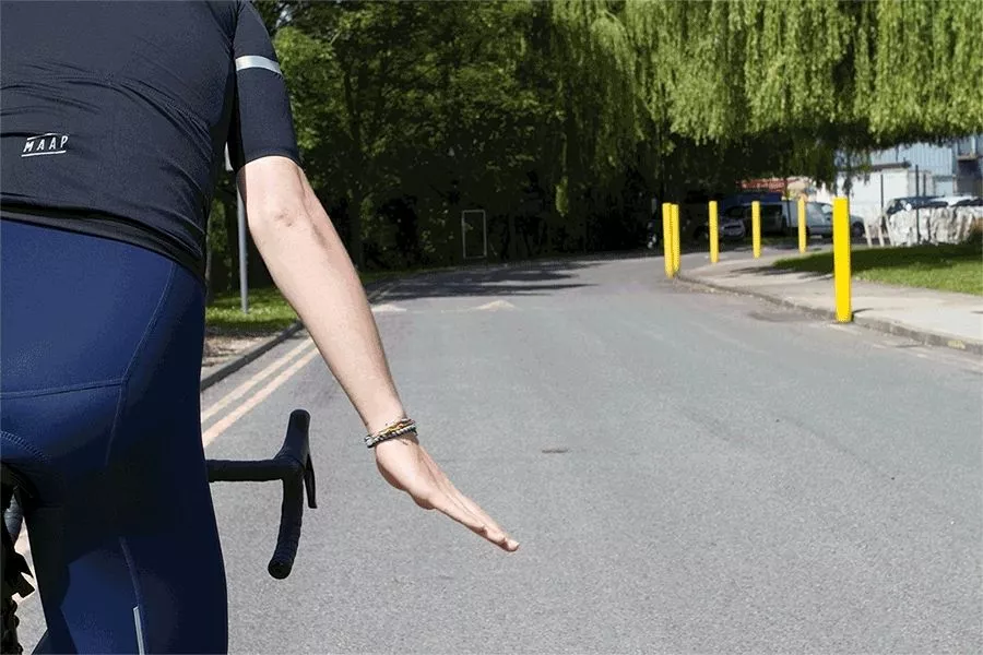 Slow down signal bike