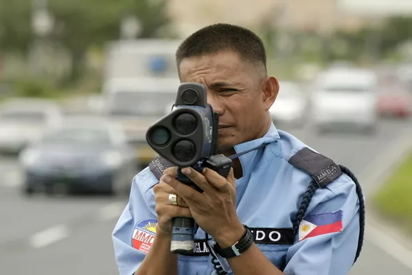 They're just around the corner; pull over when apprehended Speed checker