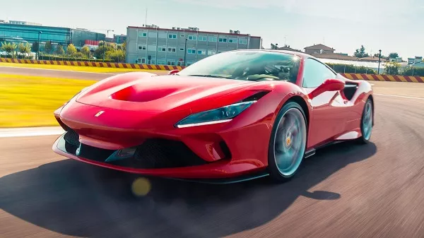 2020 ferrari f8 tributo on the track