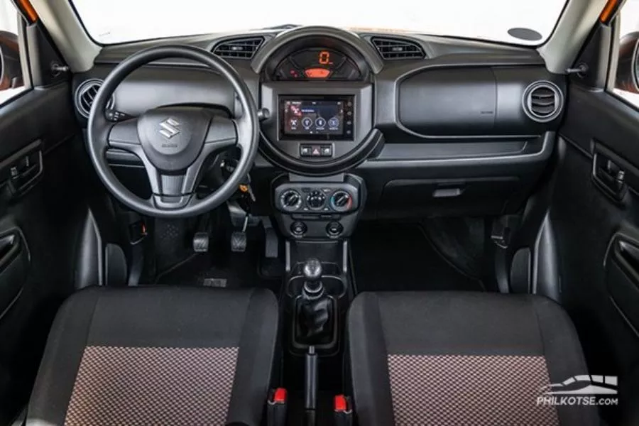 A picture of the S-Presso's interior