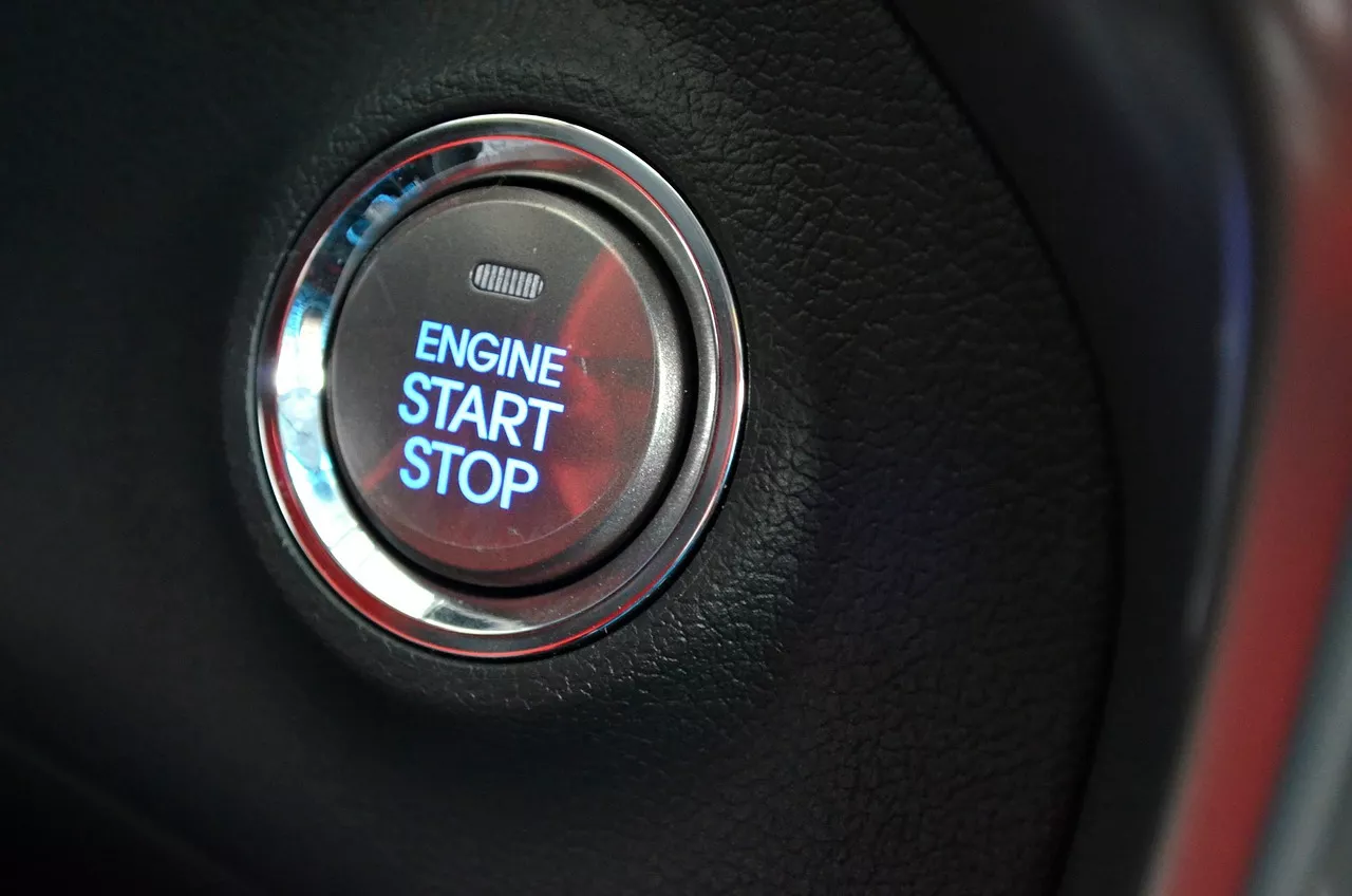 Engine start button