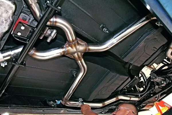 Straight pipe installation