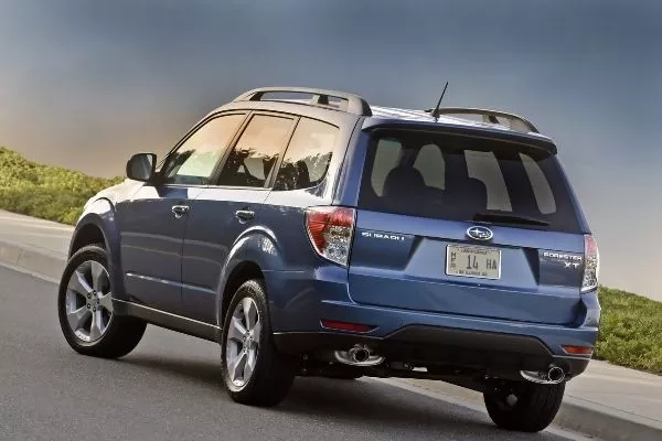 Subaru Forester XT on the Road Rear 