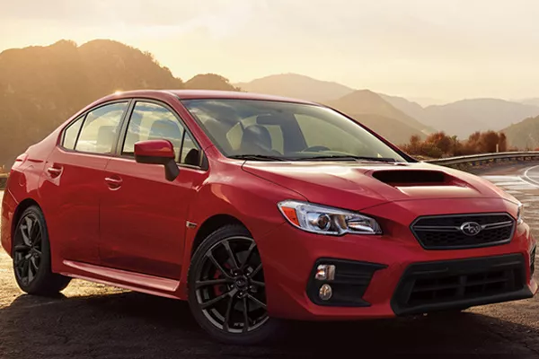 subaru wrx angular front