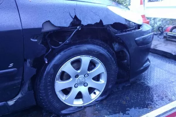 Damage caused by suspension failure