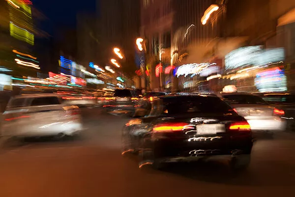 Do not attempt to swerve your vehicle, unless you are in an action film Car swerving