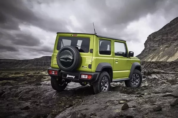 Rear view of the Jimny