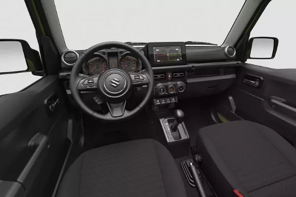 Interior view of the Jimny