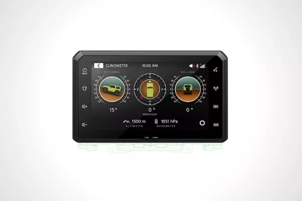 A Clinometer Display with white background