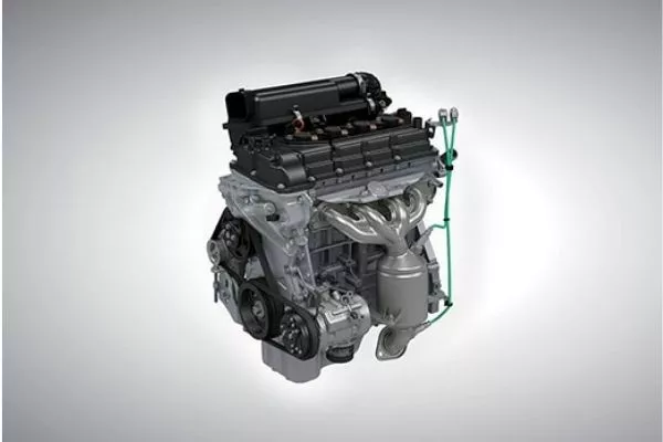 The K12M isn't that strong but it sure is efficient A picture of the Suzuki Swift's engine