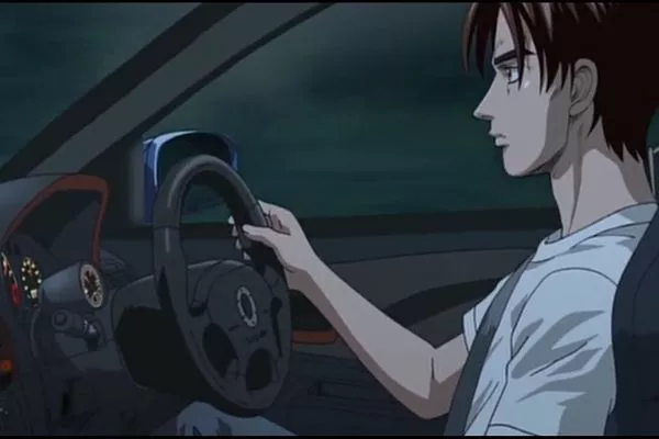 Takumi driving Bunta