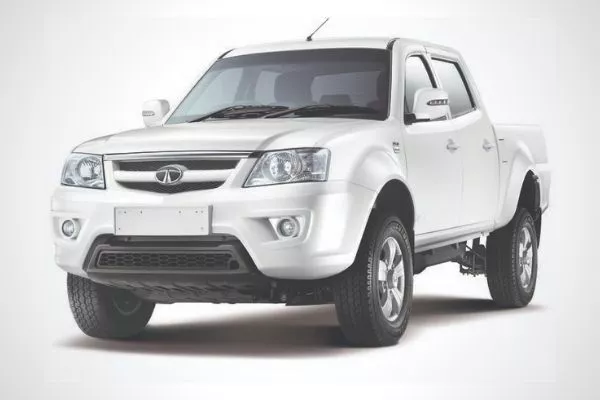 If you need an affordable pickup truck for your business, then the Tata Xenon might be your next truck A white Xenon with white background