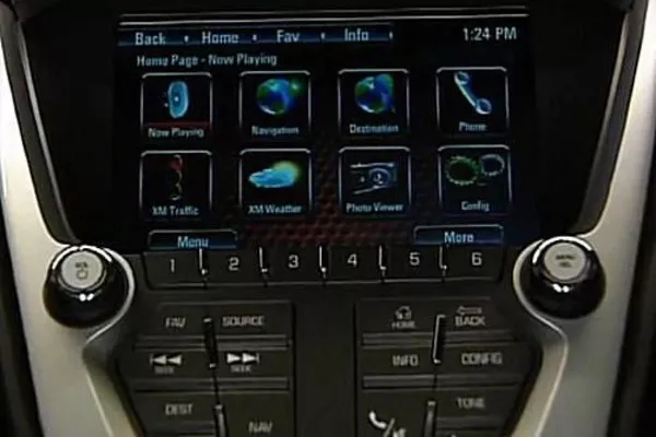 The intellilink faceplate buttons