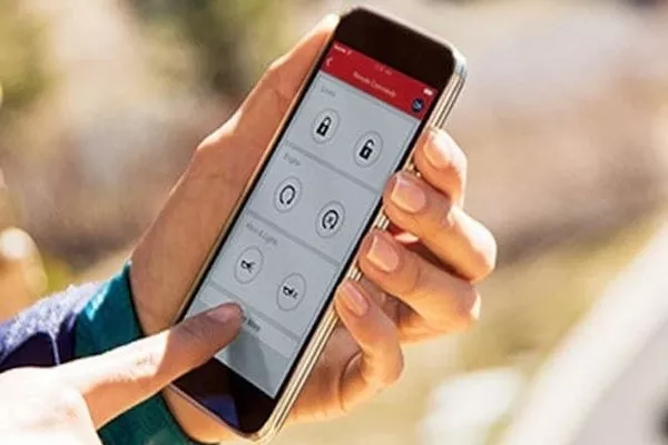 Man holding mobile phone