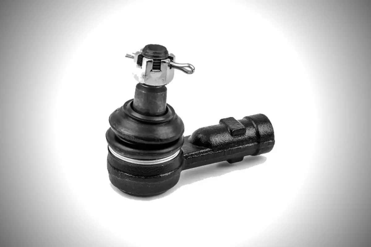 A picture picture of a tie rod end for Isuzu