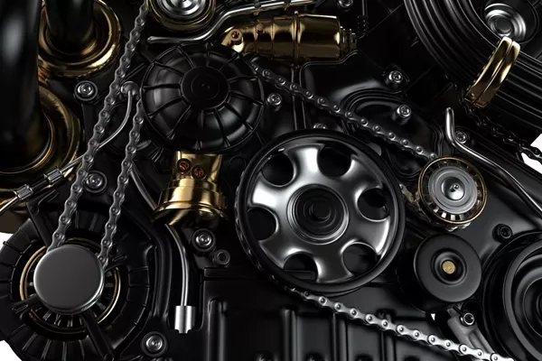 When removing the timing chain, unbolt its cover from the engine block car timing belt