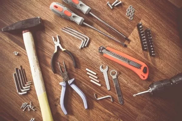 Bunch of tools on a table